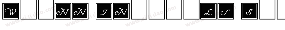 Wrenn Initials Shadowed字体转换